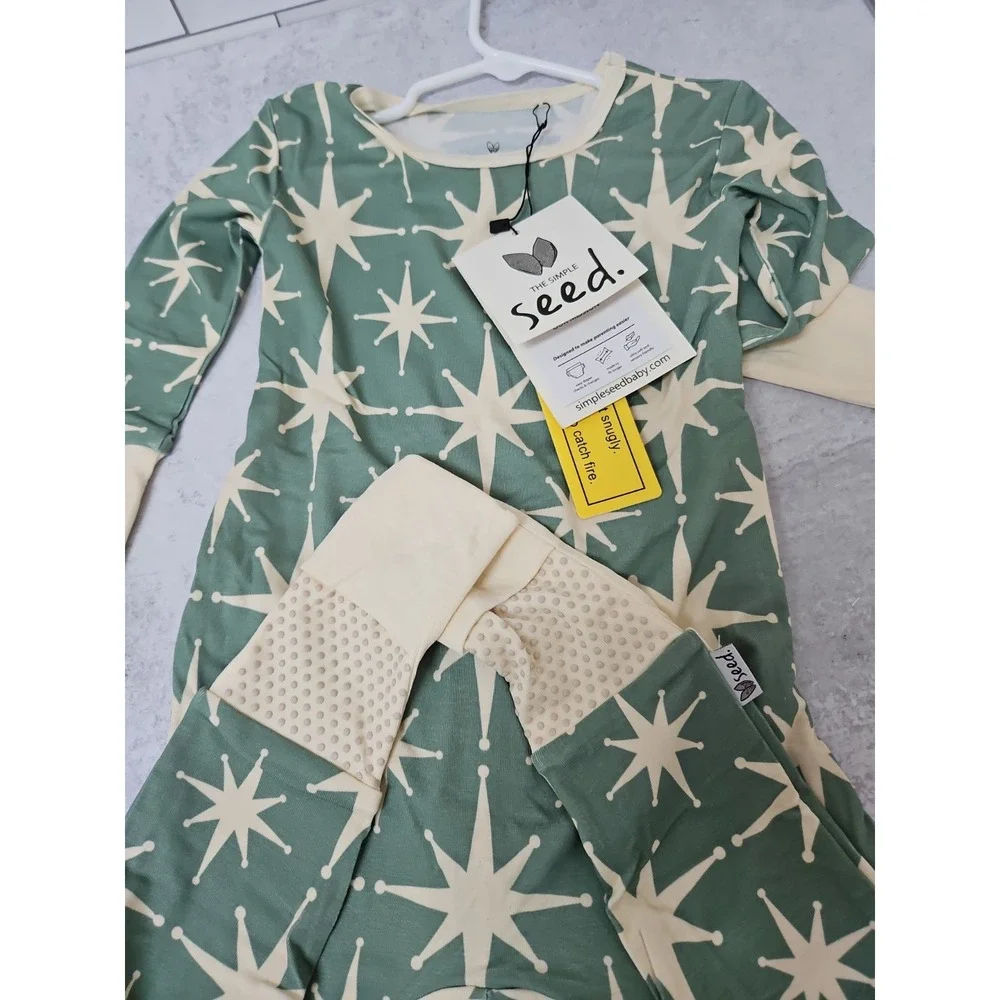 The Simple Seed Baby Toddlers Pajamas  Size 18 -24 Months New With Tags Soft
